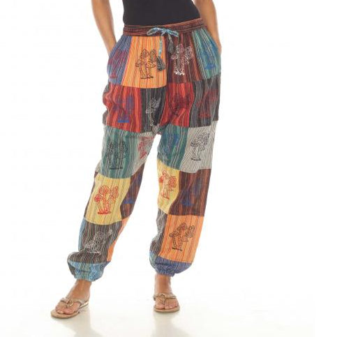 🌈 Groovy Goddess Patchwork Lounge Pants
