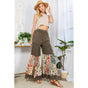 60’s bohemian bell bottom pants with retro flair and wide leg cut